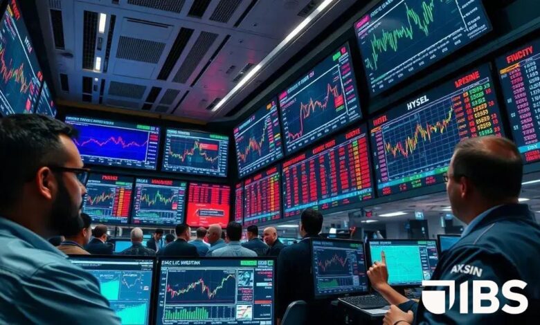 Ibovespa oscila próximo a 136 mil pontos com dólar e juros em foco